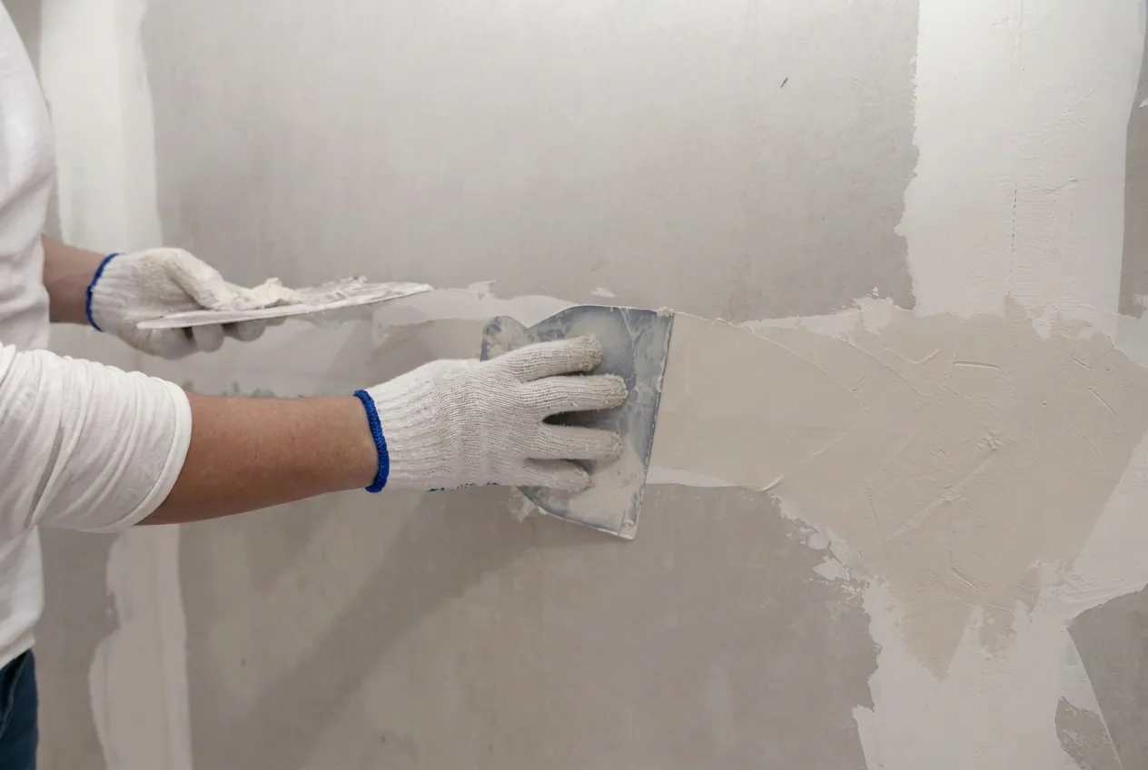 Plaster and wall restoration tools